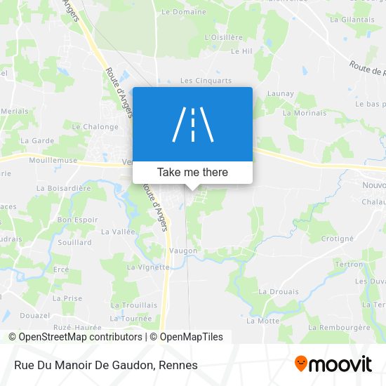 Rue Du Manoir De Gaudon map
