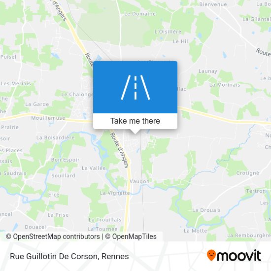 Rue Guillotin De Corson map