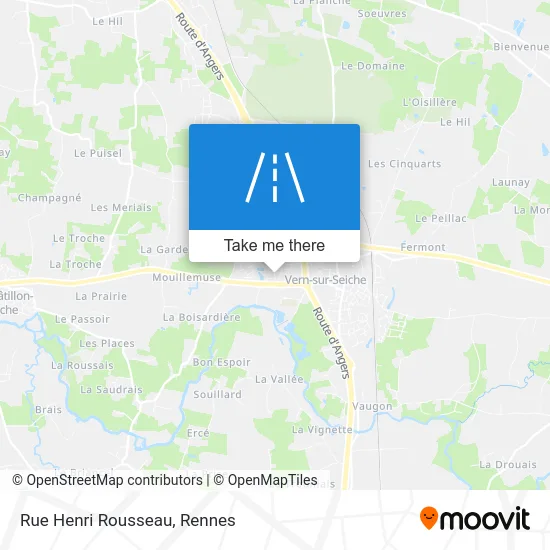 Mapa Rue Henri Rousseau