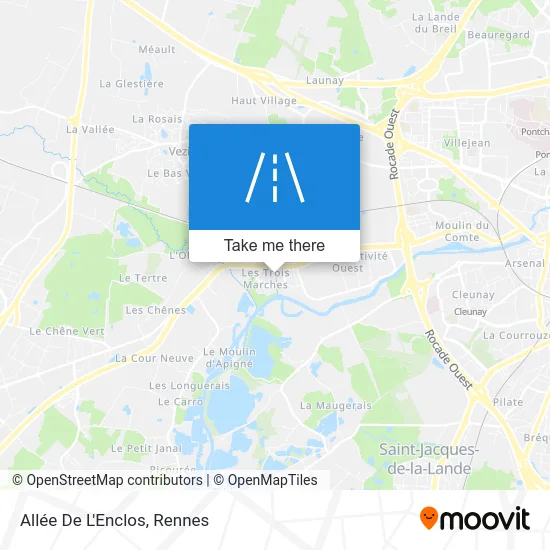 Allée De L'Enclos map