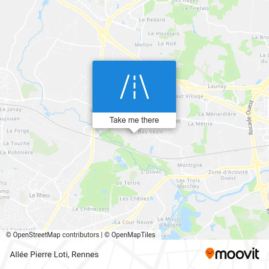 Allée Pierre Loti map