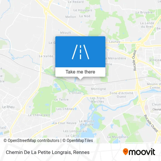 Chemin De La Petite Longrais map