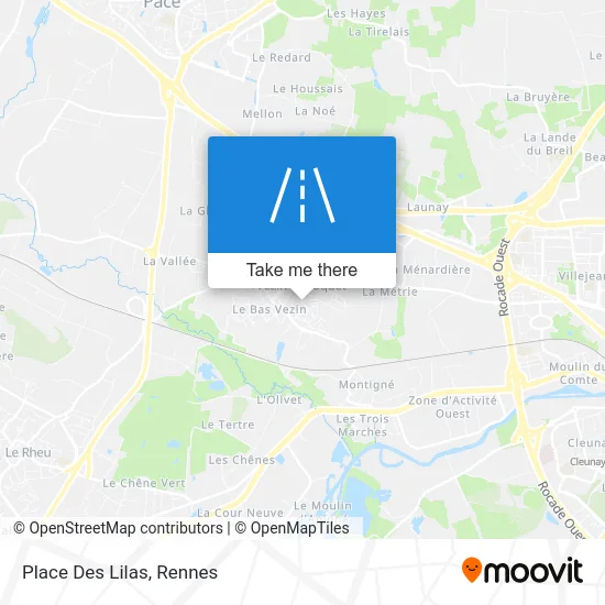 Place Des Lilas map