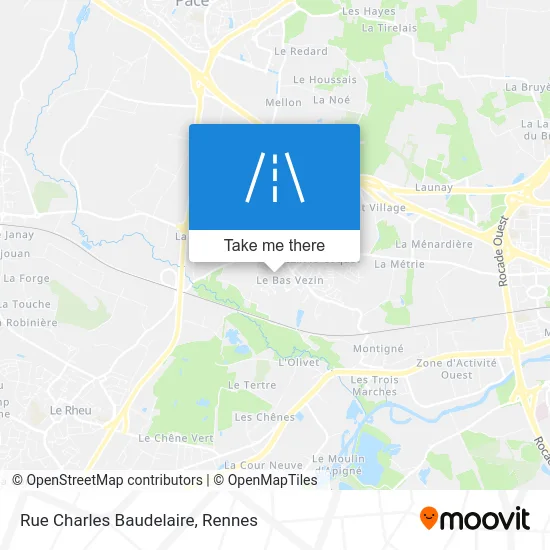 Rue Charles Baudelaire map