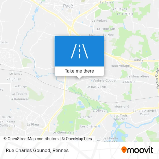 Rue Charles Gounod map