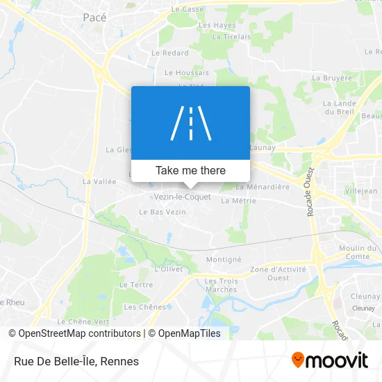 Rue De Belle-Île map