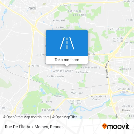 Rue De L'Île Aux Moines map