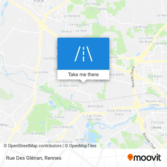 Rue Des Glénan map