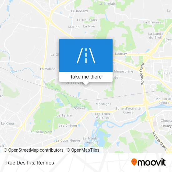 Rue Des Iris map