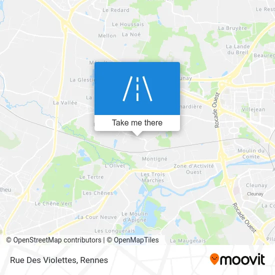 Rue Des Violettes map