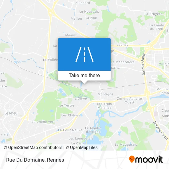 Rue Du Domaine map