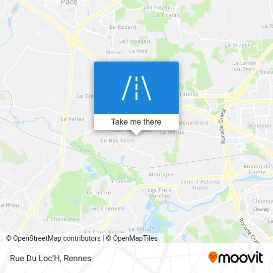 Rue Du Loc'H map