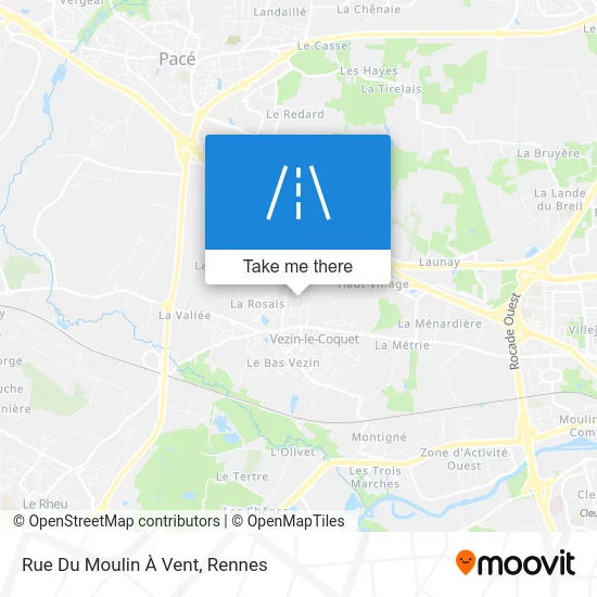 Rue Du Moulin À Vent map