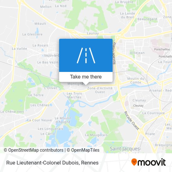 Rue Lieutenant-Colonel Dubois map