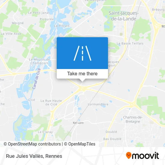 Rue Jules Vallès map