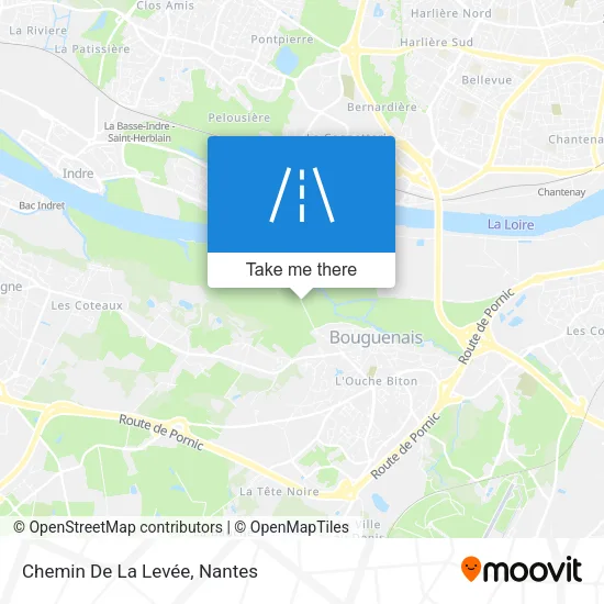 Chemin De La Levée map