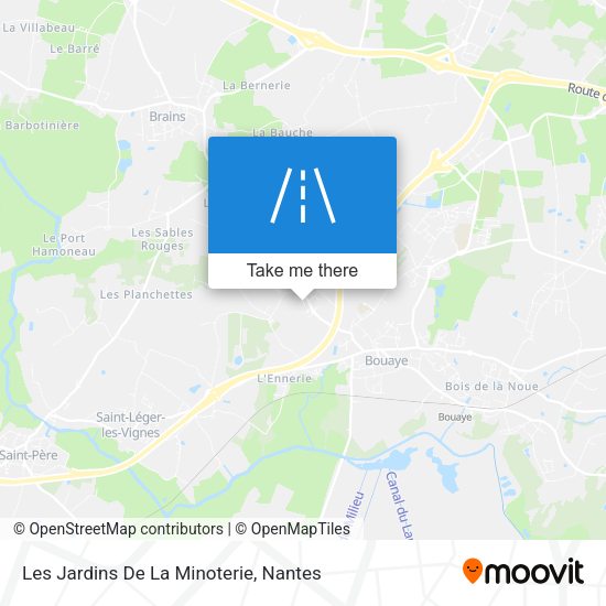 Les Jardins De La Minoterie map