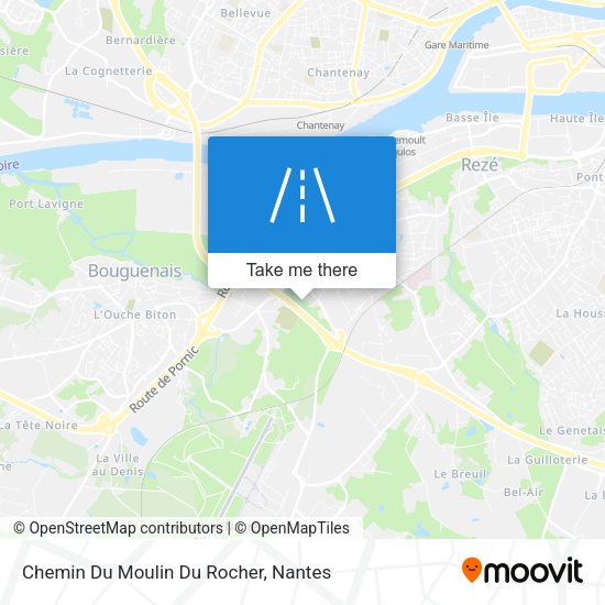 Chemin Du Moulin Du Rocher map