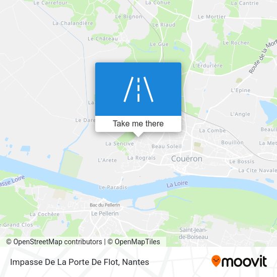Impasse De La Porte De Flot map
