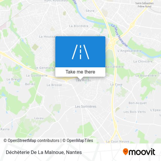 Déchèterie De La Malnoue map