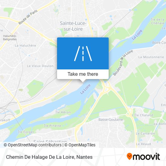 Mapa Chemin De Halage De La Loire