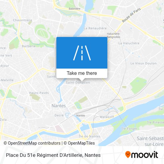 Place Du 51e Régiment D'Artillerie map