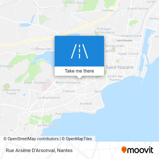 Rue Arsène D'Arsonval map