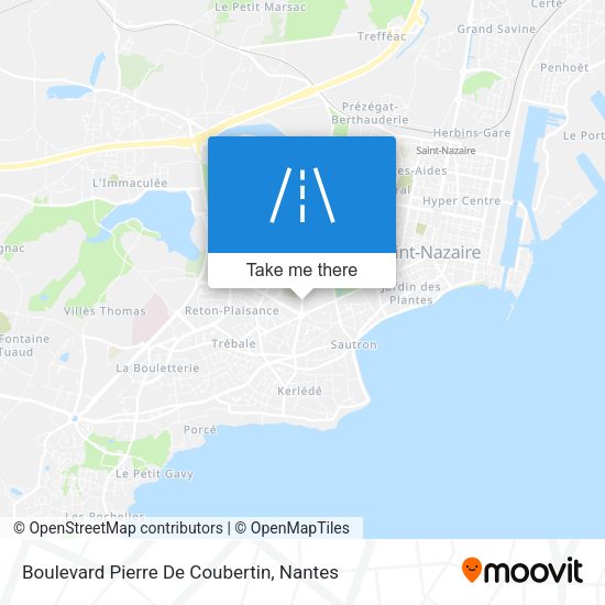 Boulevard Pierre De Coubertin map