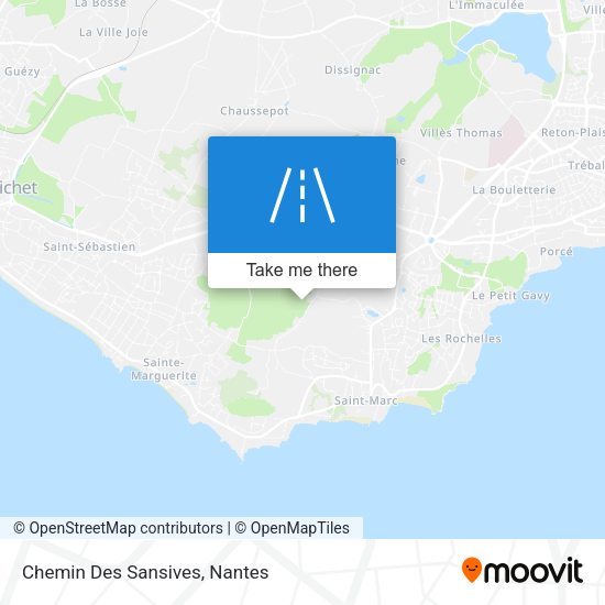 Chemin Des Sansives map
