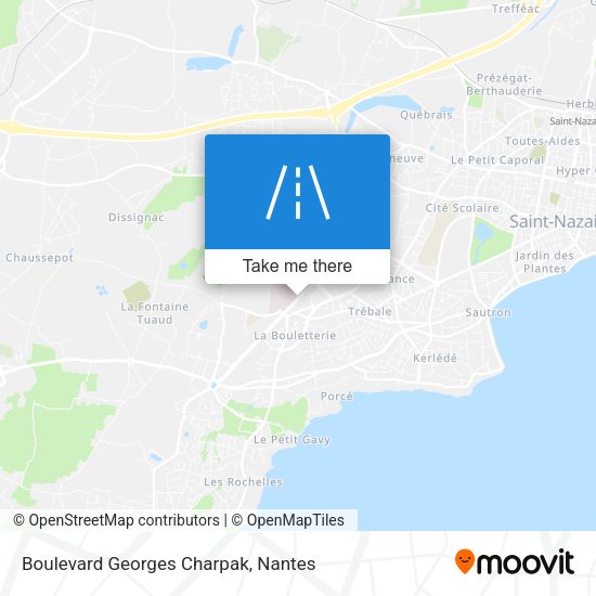Boulevard Georges Charpak map