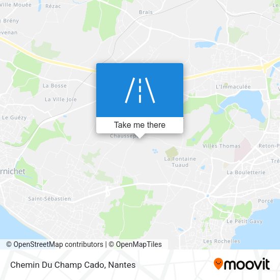 Chemin Du Champ Cado map