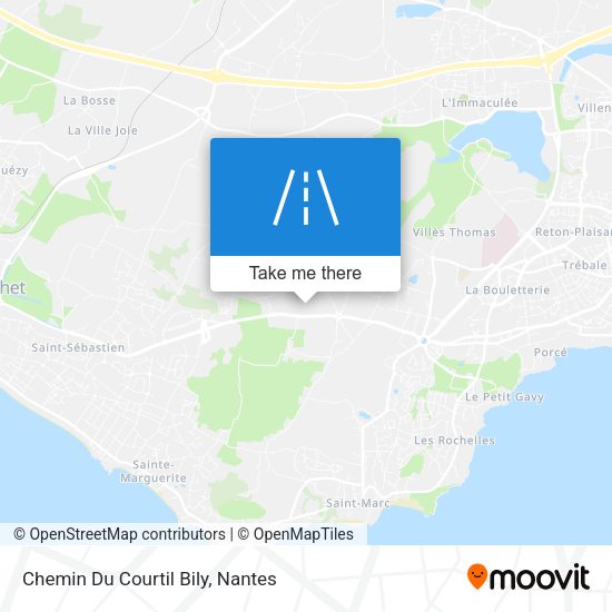 Chemin Du Courtil Bily map