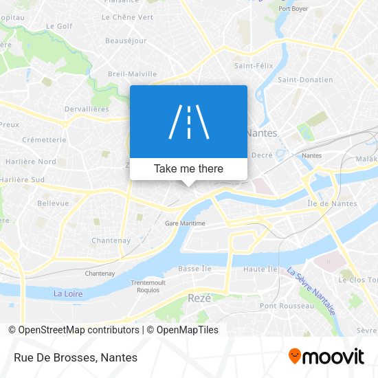 Rue De Brosses map