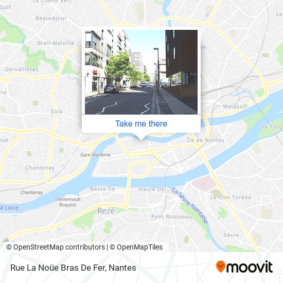 Mapa Rue La Noüe Bras De Fer