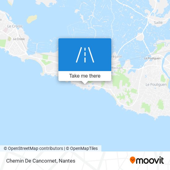 Chemin De Cancornet map