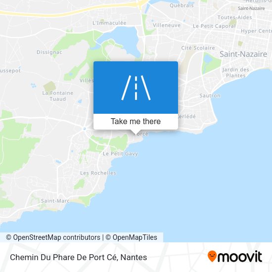 Chemin Du Phare De Port Cé map