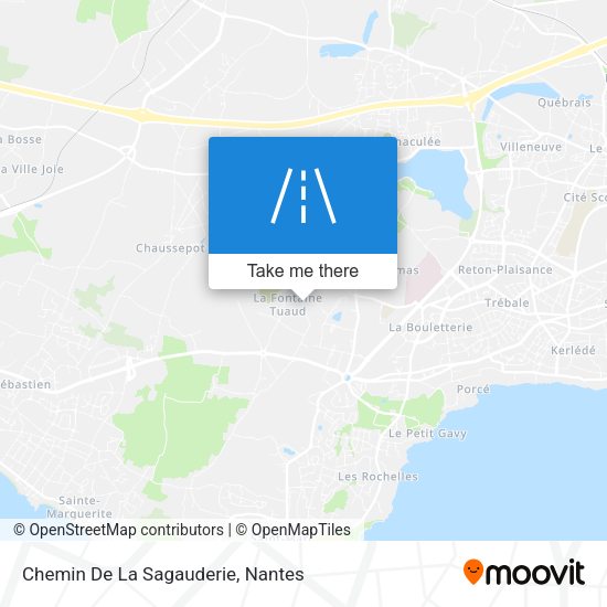 Chemin De La Sagauderie map