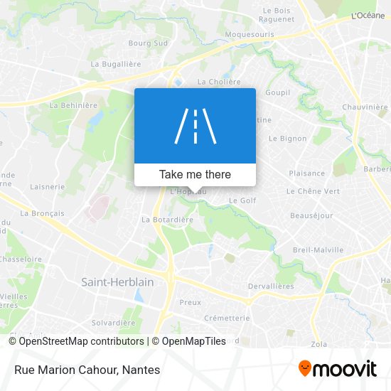 Rue Marion Cahour map