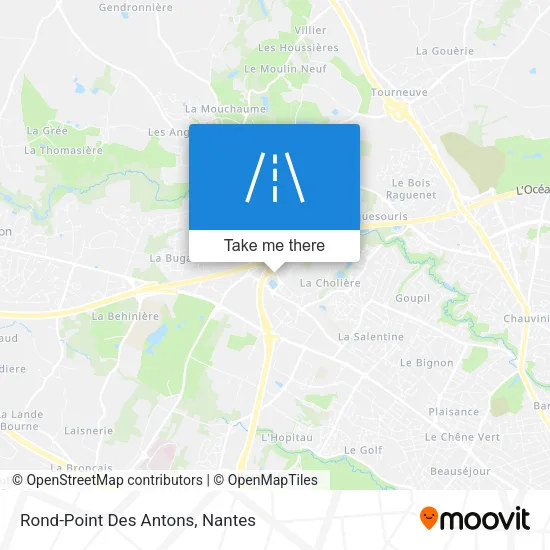 Rond-Point Des Antons map