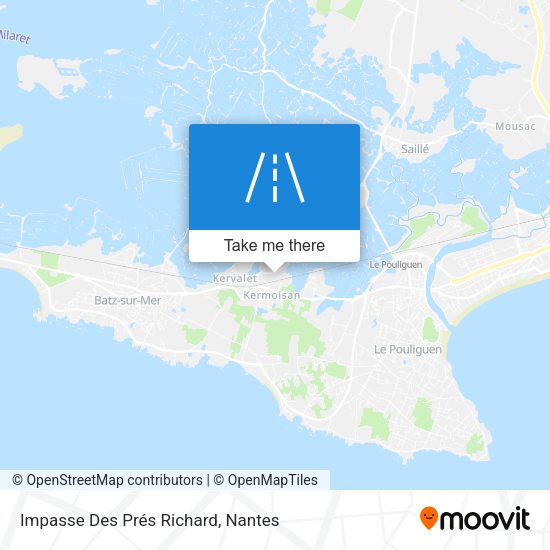 Impasse Des Prés Richard map