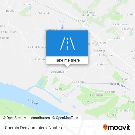 Chemin Des Jardiniers map