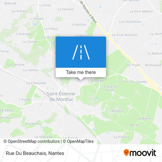 Rue Du Beauchais map