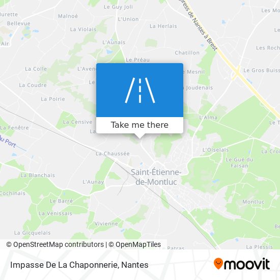 Mapa Impasse De La Chaponnerie