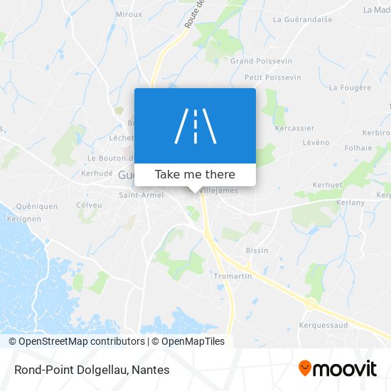 Mapa Rond-Point Dolgellau