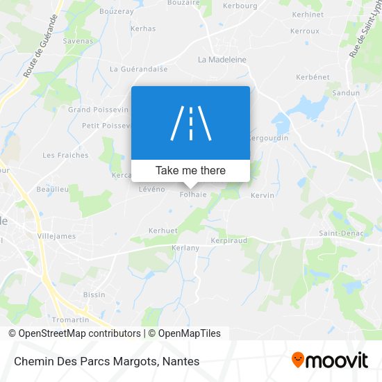 Chemin Des Parcs Margots map