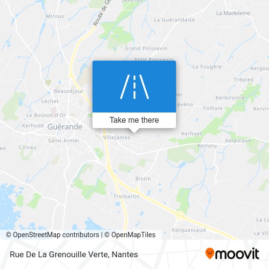 Rue De La Grenouille Verte map