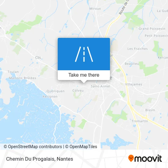 Chemin Du Progalais map