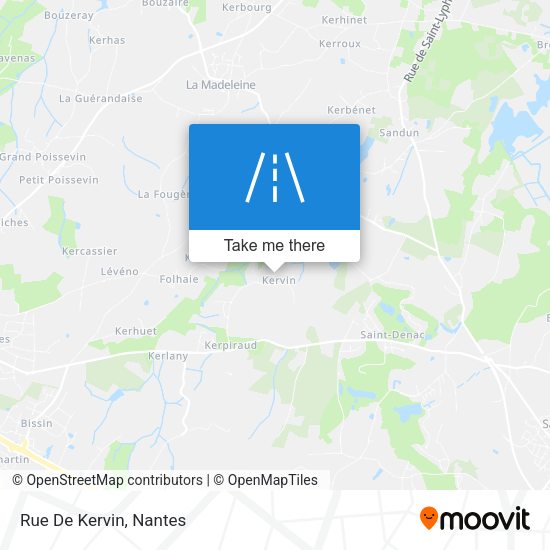 Rue De Kervin map