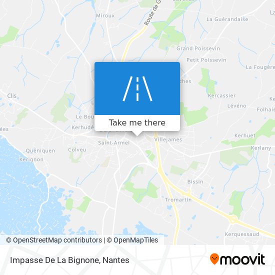 Mapa Impasse De La Bignone