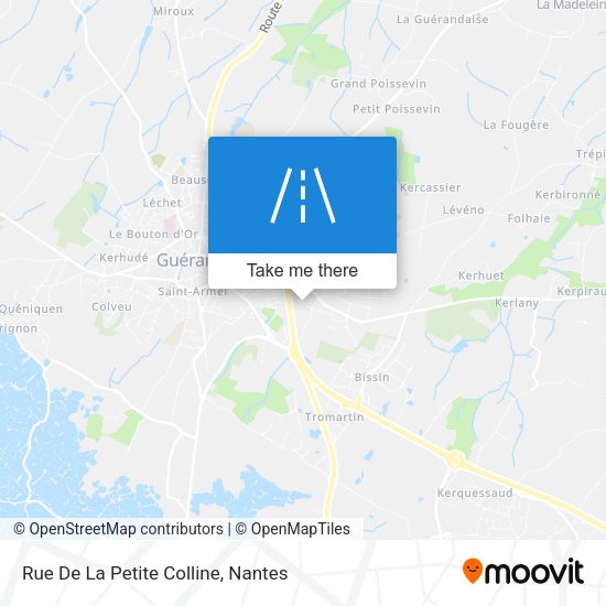 Rue De La Petite Colline map